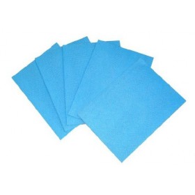 lavette antibacterienne bleue
