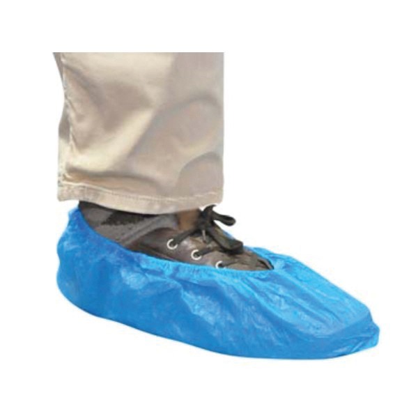 IdC Couvre-chaussures jetable PE bleu, 100 pièces par sachet - acheter chez